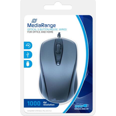 Eνσύρματο ποντίκι Mediarange MROS201